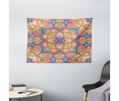 Abstract Creative Ornate Wide Tapestry