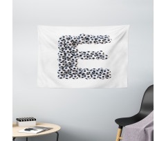 Balls Hexagon Motifs Wide Tapestry