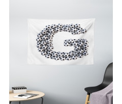 Soccer Arrangement Wide Tapestry