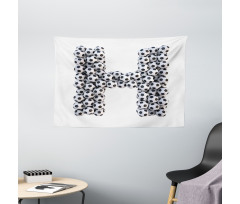 Soccer Game Day Theme Wide Tapestry