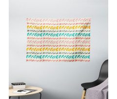 Traditional Aztec Folklore Wide Tapestry