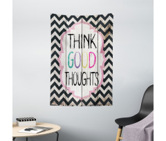 Think Thoughts Message Tapestry