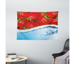 Summer Fruit and Water Wide Tapestry