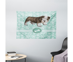Detailed Pet Animal Wide Tapestry