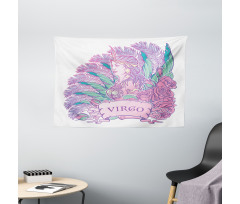 Strong Woman Wide Tapestry