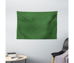 Foliage Pattern with Dots Wide Tapestry