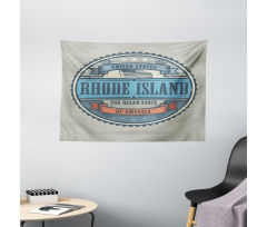 Ocean State of USA Wide Tapestry