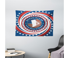 Swirled Stars and USA Wide Tapestry