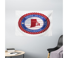 Retro Providence 1970 Wide Tapestry
