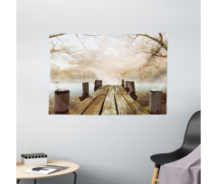 Fall Lake in Forest Wide Tapestry