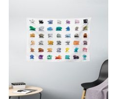 Mineral Geology Theme Wide Tapestry