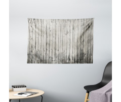 Grunge Art Vertical Planks Wide Tapestry