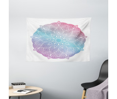 Pastel Universe Design Wide Tapestry