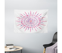 Tribal Folklore Boho Wide Tapestry