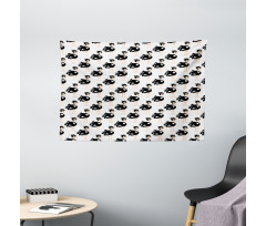 Wild Baby Animal Wide Tapestry