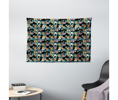 Modern Art Design Colorful Wide Tapestry