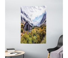 European Mountains Spring Tapestry