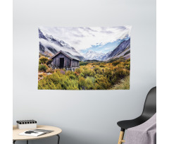 European Mountains Spring Wide Tapestry