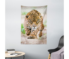 Jungle Fauna Predator Cat Tapestry
