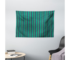 Forest Color Pastel Lines Wide Tapestry