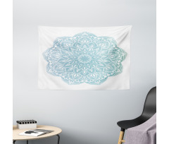 Oriental Round Motif Wide Tapestry