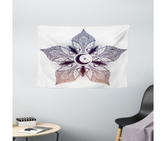 Eastern Feathers Petal Wide Tapestry