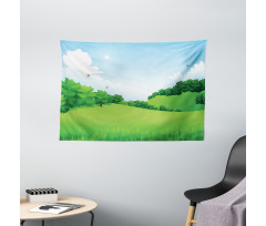 Forest Hills with Scenic View Wide Tapestry