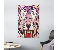 Strong Animal Eyes Tapestry