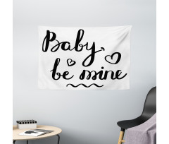 Modern Motivating Message Wide Tapestry