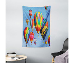 Colorful Air Travel Tapestry