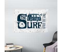 Vintage Surf Mini Van Wide Tapestry