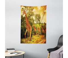 Safari Animals Tapestry