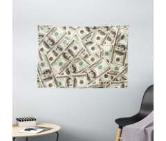 Ben Franklin Portrait Wealth Wide Tapestry