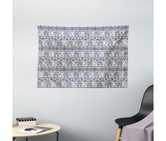 Ethnic Style Composition Wide Tapestry
