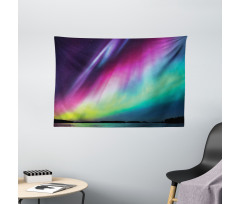 Starry Night Photo Wide Tapestry