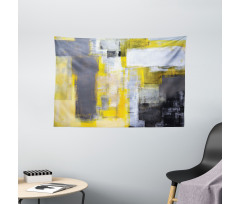 Abstract Painting Wide Tapestry