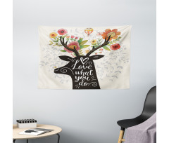 Love What You Do Wide Tapestry