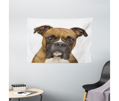 Purebred Dog Front View Wide Tapestry