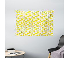 Ladders and Stars Geometric Wide Tapestry