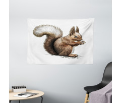 Sketch Artwork Wildlife Wide Tapestry