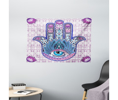 Oriental Mehndi Hand Wide Tapestry