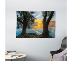 Sunrise over the Lake Wide Tapestry