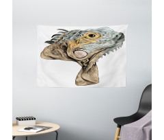 Animal Portrait Flappy Neck Wide Tapestry