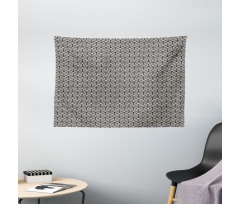 Geometric Grid Mesh Tiles Wide Tapestry