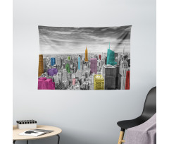 Cityscape Architecture Wide Tapestry