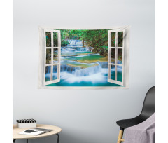 Open Window to River Wide Tapestry