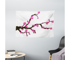 Botany Theme Wide Tapestry