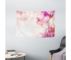 Japan Tree Design Wide Tapestry