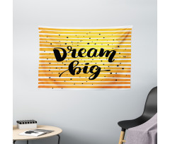 Horizontal Ombre Line Design Wide Tapestry