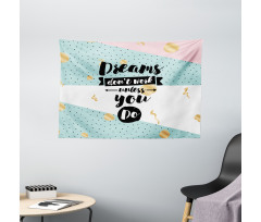 Words Abstract Hipster Retro Wide Tapestry